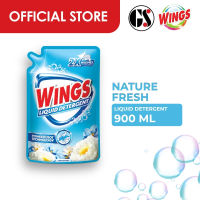 Wings Nature Fresh Liquid Detergent 900ml | Gentle on Fabrics | Ideal for Daily Washing
