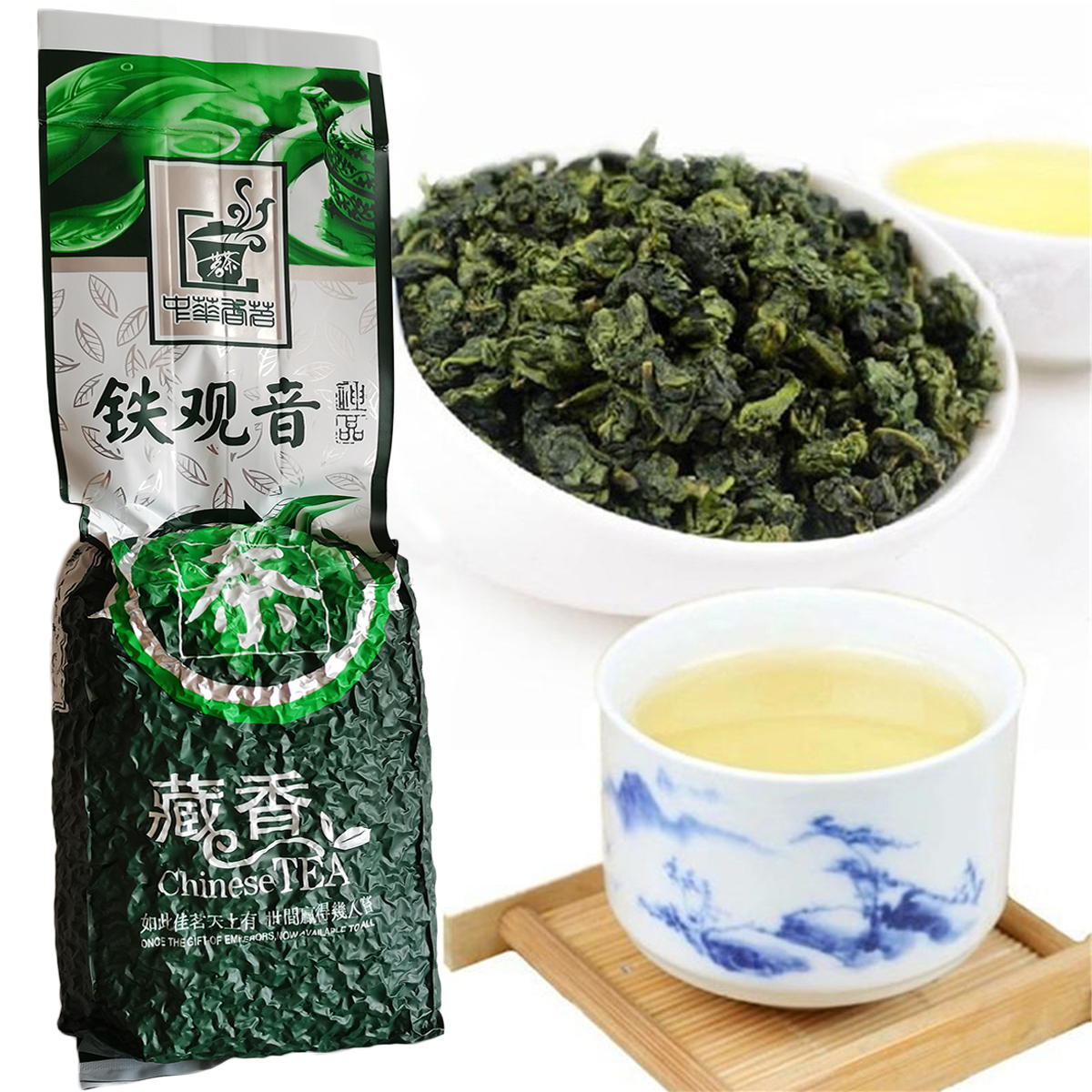 Tieguanyin Oolong Teaชาอูหลงเถี่ยกวนอิมอานซี 250 กรัม | ชาเขียวออร์แกนิกธรรมชาติกลิ่นหอมเฉพาะตัว ราคา 131 บาท*ส่งฟรี