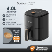 [Updated Version] Gaabor Air Fryer Household Multi-functional 8 Menus Oil-Free Healthy Cooking Air Fryers Cooker 4L