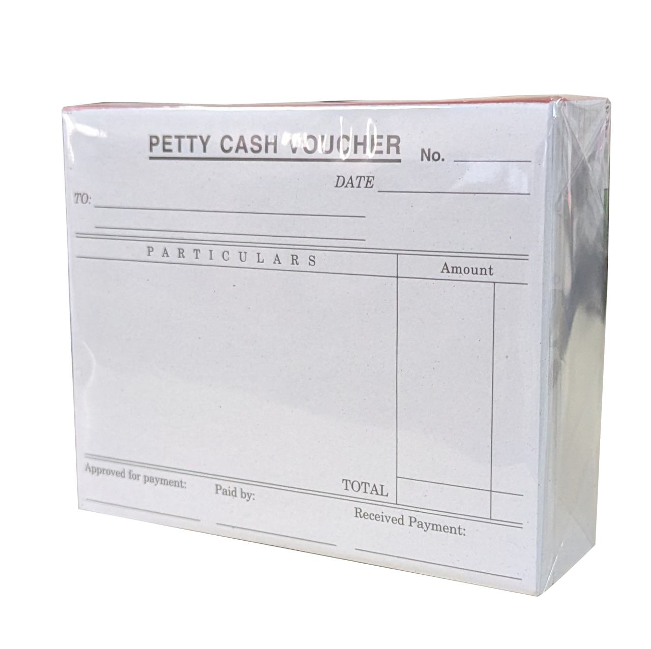 Petty Cash Voucher Pad (10 pads / pack)