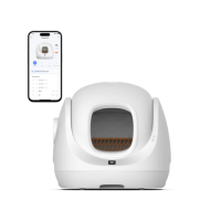 CATLINK BayMax Scooper SE Smart Litter Box Quiet Operation Automatic Cleaning Large Waste Capaity Spacious Globe App Monitored Health Tracking Easy Maintenance Universal Litter Compatibility Perfect For Single or Two-Cat Households Renters  Minimalists