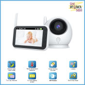 360deg Smart Indoor Baby Monitor with Night Vision - Brandname