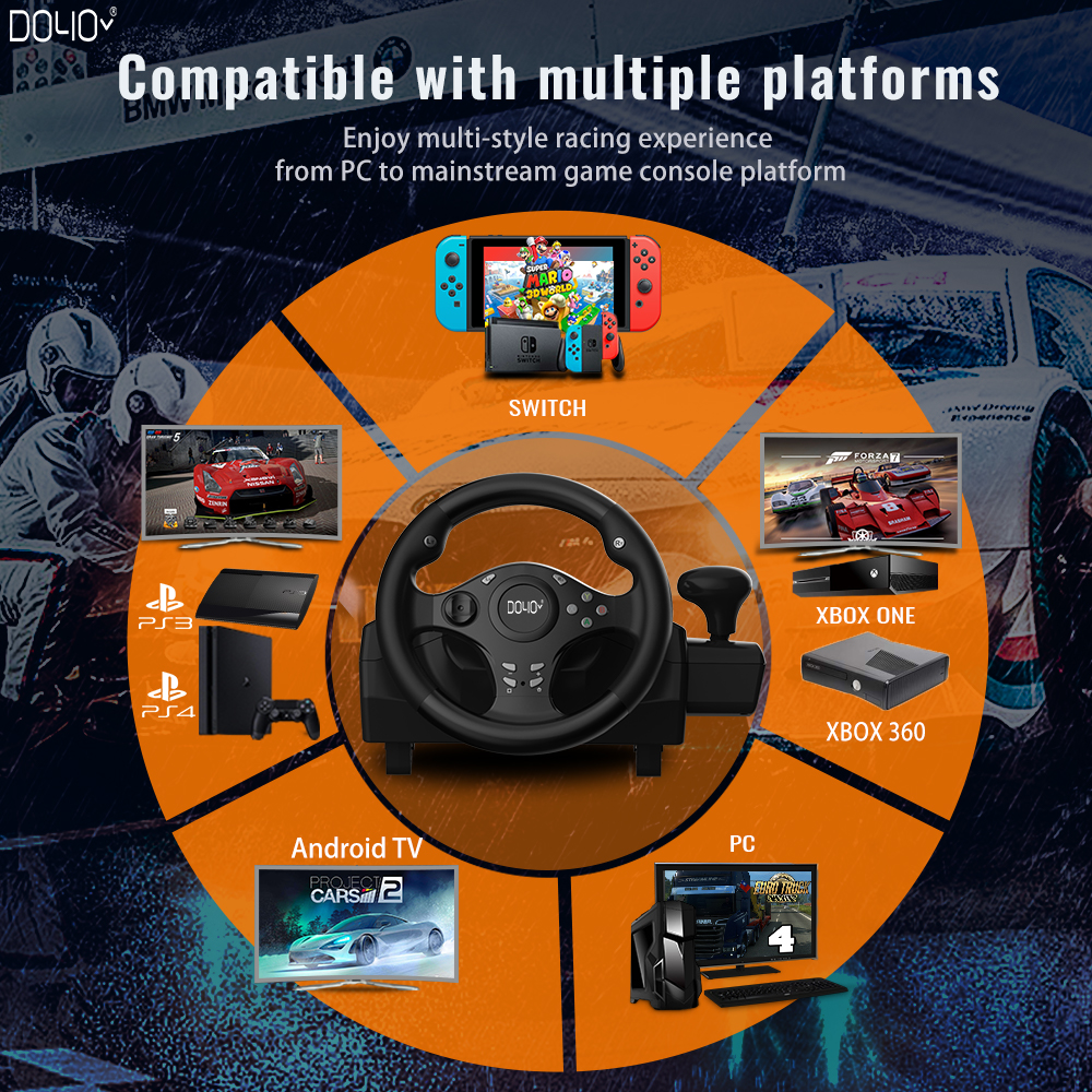 【Official delivery】DOYO 270 Degree Motor Vibration Driving Gaming