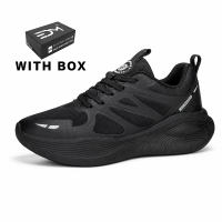 EDM Mens Sports Shoes Running Work Out Shoes Casual Footwear Non-slip Breathable Sneakers Lightweight Shock-Absorbing Jogging Shoes