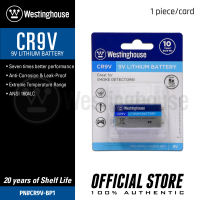 Westinghouse CR9V-BP1 Lithium 9V Rectangle Battery ANSI 1604LC for Smoke Alarms Smoke Detectors Walkie-Talkies Transistor Radios Medical Batteries LCD displays and Other Small Portable Items 1 Piece