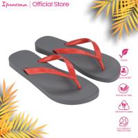 Ipanema Classica Masc Dark Grey Red Womens Slipper