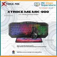 Xtrike Me MK-900 3 in 1 Gaming Keyboard  Mouse  Mousepad Combo Kit (Black)