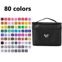 Scool 80 Color Marker Alcohol Markers Set Touch Markers Pen Ohuhu Alcohol Markers Colored Pens And Markers Set