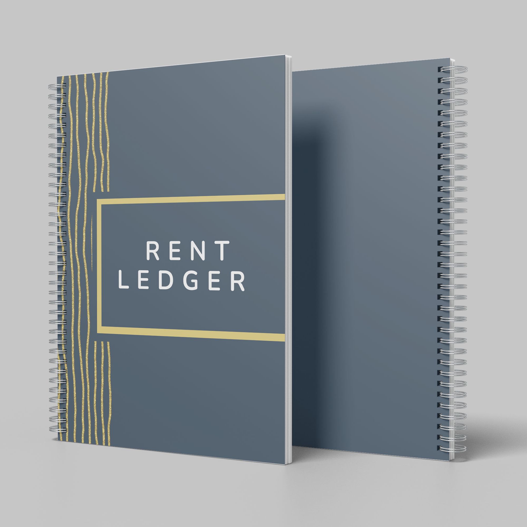 Rent Ledger Notebook – Track Unit Rent Water Electricity & Internet Payments Easily