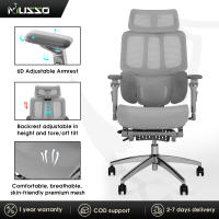 MUSSO H80 PRO Ergonomic Chair 6D Armrest and Adjustable Headrest with Adjustable Back Height