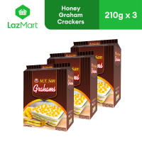 MY San Handy Pack Honey Graham 210g - Pack of 3