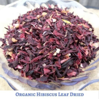 Organic Dried Hibiscus Flower Tea 100g Natural Caffeine-Free Herbal Floral