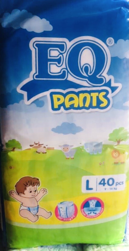 EQ PANTS LARGE JUMBO PACK (40PCS PER PACK)