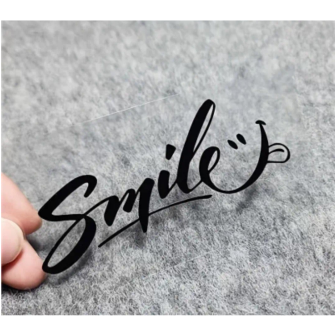 Smile Car Sticker Waterproof Vinyl DecalCute Car Decoration for Bumper Window Laptop HelmetWeatherproof &Easy to Apply