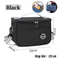 YINDIAO Upgraded Version Insulated Lunch Bag Large-capacity Storage Handbag Waterproof Lunch Box