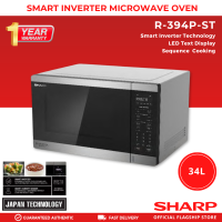 Sharp R-394P-ST 34 Liters Smart Inverter Microwave Oven