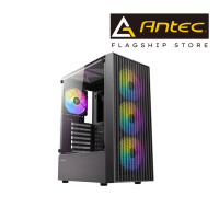 Antec AX27 RGB Elite Black Mesh TG ATX Case w/ 4X120m RGB Fan