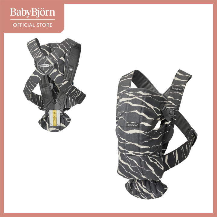 BabyBjörn Baby Carrier Mini – Gentle Cotton Comfort for Newborns | Lightweight & Easy Wearing (0–12 Months)