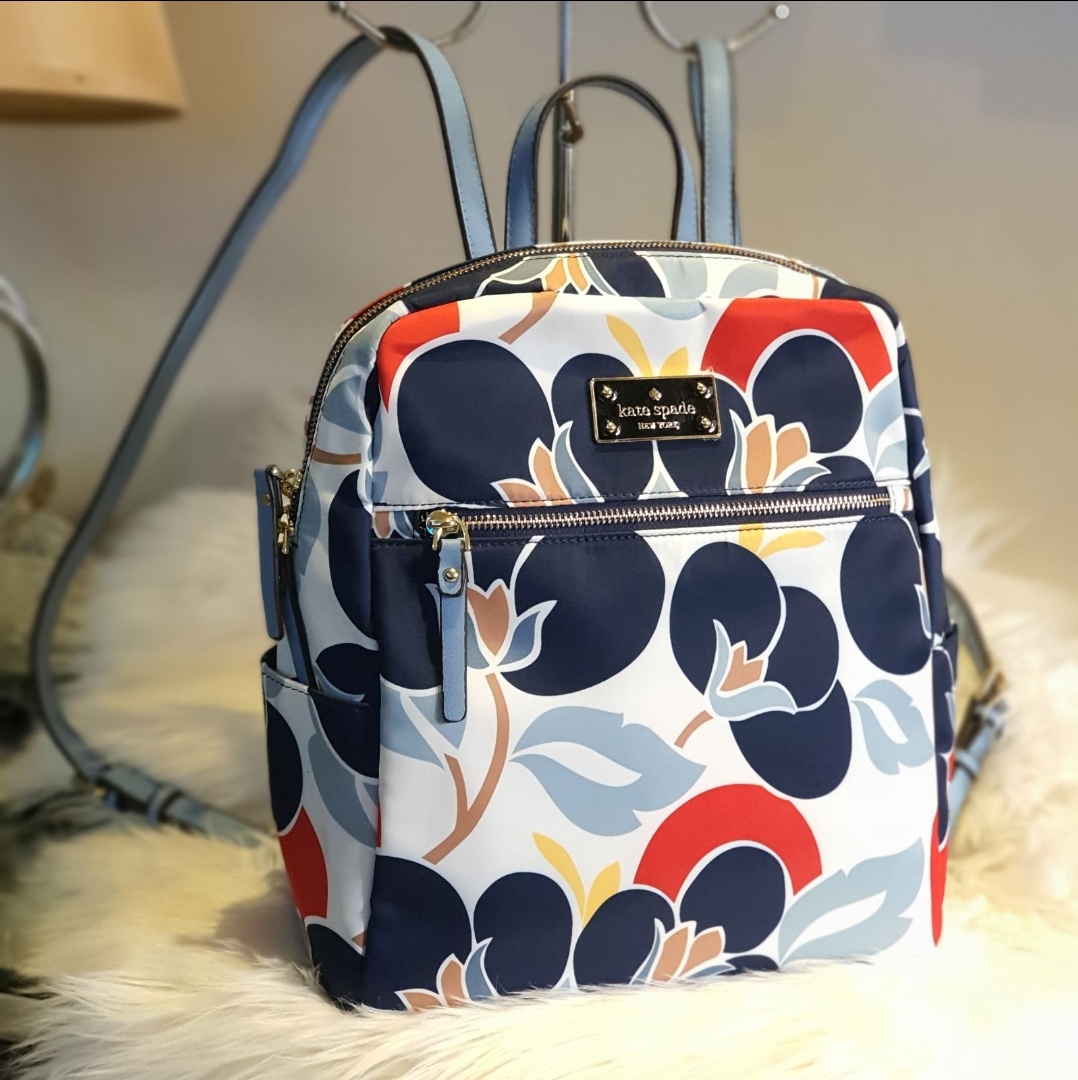 kate spade backpack with side pockets