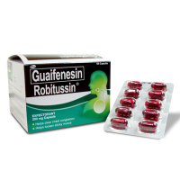 Robitussin Guaifenesin 200 mg 100 Softgel Capsules