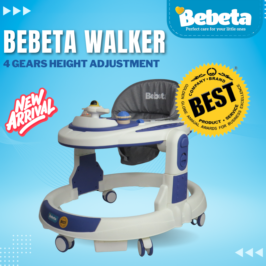 Bebeta Walker 4 Gears Height Adjustment w/ Toys & Music