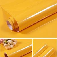 Supermax WHITE color 40cm X 500 cm  painted surface wallpaper home decor wall sticker cabinet renovation kitchen fume sticker DIY Heat-resistant waterproof oil-proof easy to wipe