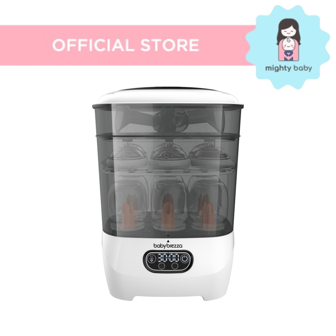 Baby Brezza Large Capacity Multifunctional Baby Bottle Steam Sterilizer Dryer Advanced
