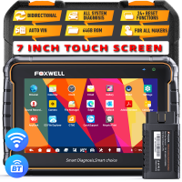 FOXWELL GT60 BT OBD2 Scanner Full System Bluetooth Wireless 2026 Automotive Fault Code Diagnostic Tool ECU Reset Actuator Test Engine Fault Code Reader Scanning Tool Instrument Cluster PK Thinktool Mini 2 Launch X431 Pro