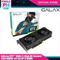 PinkleHub | GALAX GeForce RTX™ 3060 (1-Click OC Feature) 12GB GDDR6 192-bit DP*3/HDMI/ (36NOL7MD1VOC)