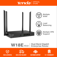 Tenda Official Store | W18E | Dual Band Gigabit | Enterprise Router | Load Balancing | Multiple WAN