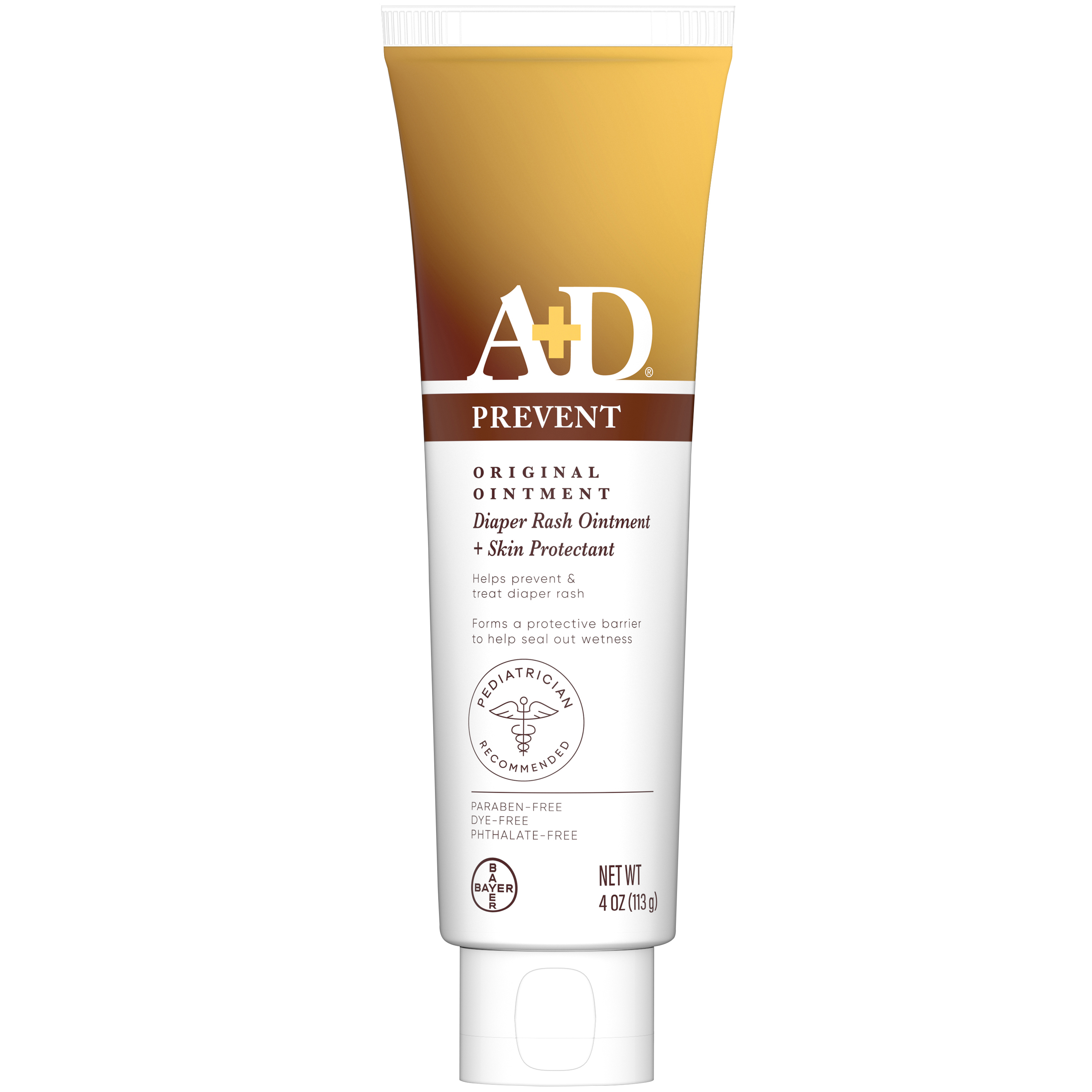 A+D Original Diaper Rash Ointment Prevent Skin Protectant 4oz (1 Count)