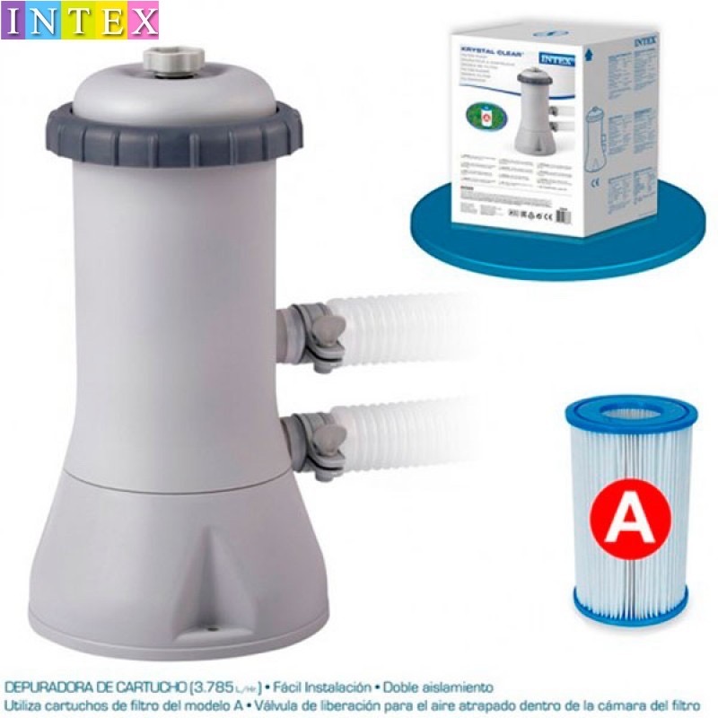 BASICs Intex 530 Gph Krystal Clear Cartridge Filter Pump 110120V with