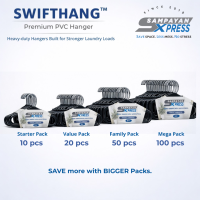 SwiftHang Premium PVC Hanger 10pcs Heavy Duty Strong Hanger for Clothes Laundry Outdoor Sampayan Xpress
