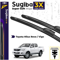 Toyota Hilux Revo/Vigo 2005-2014 Sugiba Super Soft Wiper Beam Blade Banana High Quality Natural Rubber Coated with Teflon 21/19