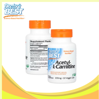 Doctors Best Ph | Doctors Best Acetyl-L-Carnitine 1000 mg 60 Veggie Caps (500 mg per Capsule) Helps Support Mental Focus and Alertness Dietary Supplement Vegan
