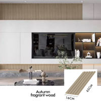 CBH 30PCS Wall Panel Board 3D Wallpaper Waterproof Grille Design Ecological Board Wood Panel