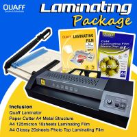 Promo Bundle - QUAFF Metal Laminator 320mm A3 Size Hot and Cold Laminating Machine and Paper Cutter