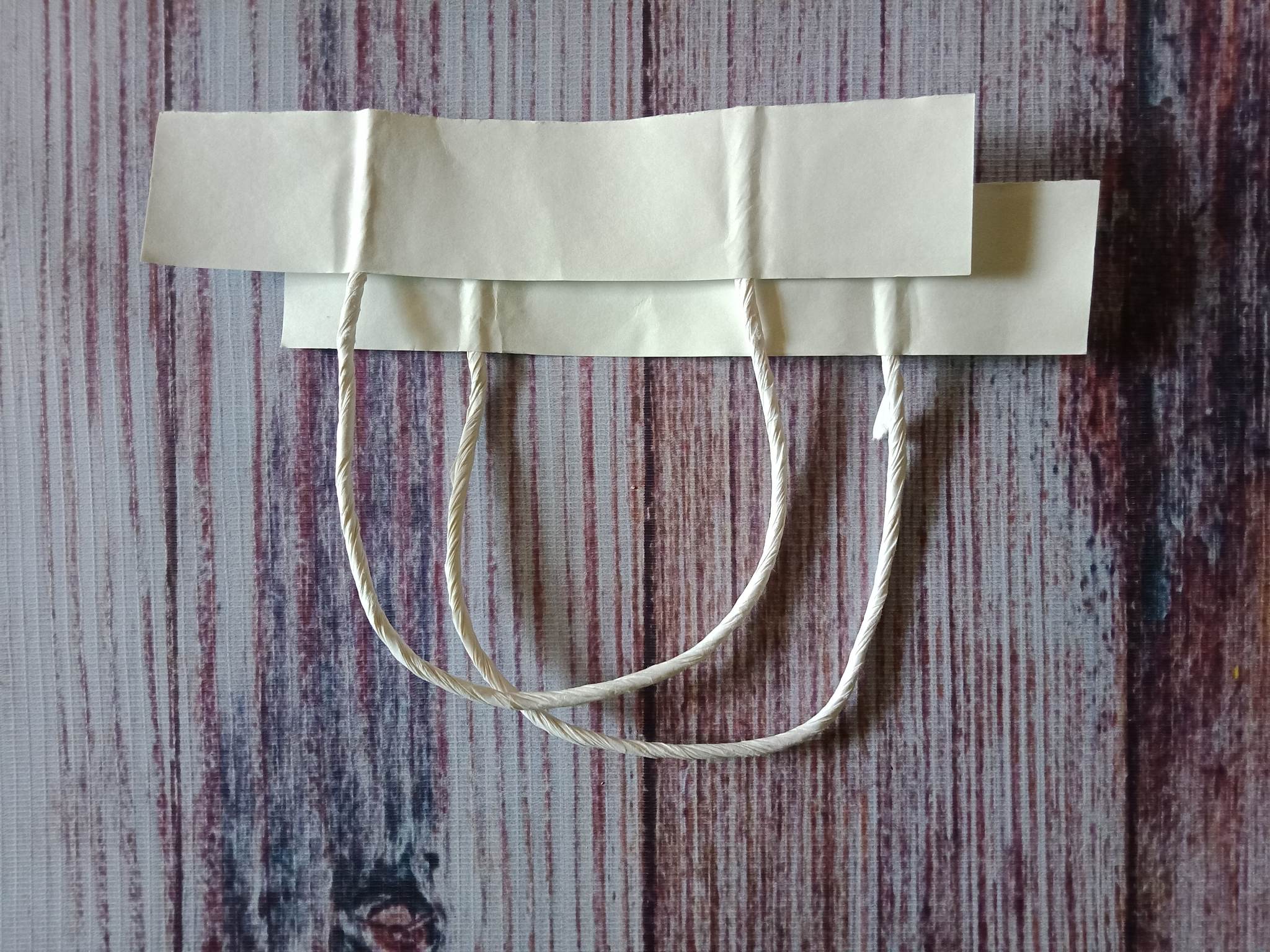 affordable Paper Twine Handle for Paper bag Ready Made Handle for Paper bag White buy per pair