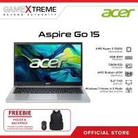 Acer Aspire Go 15 AI Laptop 15.6″ FHD Ryzen 3 7320U 8GB LPDDR5 RAM / 128GB PCIe SSD AMD Radeon 610M Graphics Win 11 Home S Mode Silver AG15-21P-R5YG