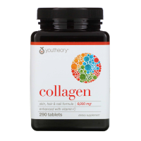 Youtheory Collagen Peptides with Vitamin C 6000mg 120 or 290 Tablets