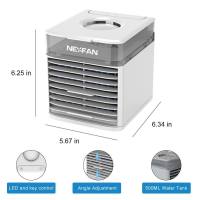Mini Air Conditioner Portable Air Conditioning Usb Cooling Fan Table Air Cooler 7 Colors Light Office Home Desktop Air Cooler