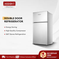HODEKT Two Door Refrigerator Energy Saving Large Capacity Mini Inverter Minimalist Refrigerator 2 Door Refrigerator Inverter Compact Refrigerator Smart Refrigerator