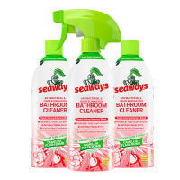 Seaways PINK-Bathroom Disinfect& Deodorize Cleaner (480g)99.9% antibacterial Peach Oolong Fragrance