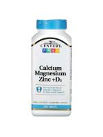 21st Century Calcium Magnesium Zinc + D3 90 & 250 Tablets