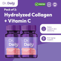 Pack of 2 – Dr. Daily Hydrolyzed Collagen with Vitamin C for Firm Hydrated and Anti-Aging Skin