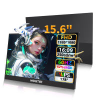 HGFRTEE Portable Monitor 14.1/15.6/16.0/18.5 Inch FHD 1080P USB-C Computer Display  External Monitor for Laptop PC Mac Phone PS5 Xbox Switch