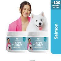 Dr Shiba Happy Tummy Double Delight Healthy Dog Treats Supplement Snacks for Pets with Dog probiotics Dog Multivitamins Dog Supplements Appetite Booster for Dogs that Promotes Digestive Health & Wellness
