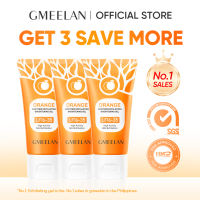 GMEELAN Orange Exfoliating Whitening Gel Facial body Scrub Peeling lotion Remove Acne Blackheads Set