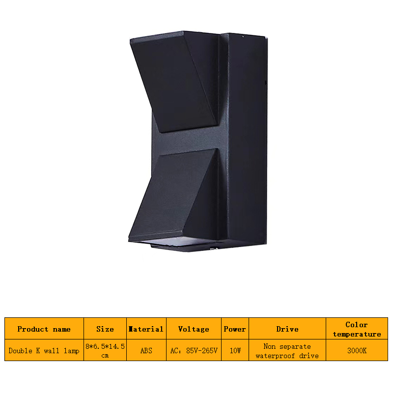Outdoor LED Wall Light Decor 5W 10W Lamp Modern Minimalist Indoor Waterproof Wall Lights Sconce Bedroom Hotel Wall Lamp