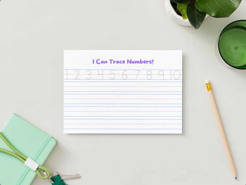 Tracing Pad ( Alphabet Numbers Shapes Name etc.) | Personalized Name Tracing Pad for Kids (Preschool/Kinder) | Alphabet Numbers Cursive Handwriting Practice Workbook